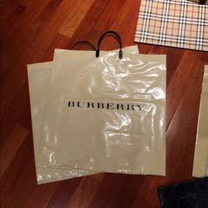 Burberry gift bag